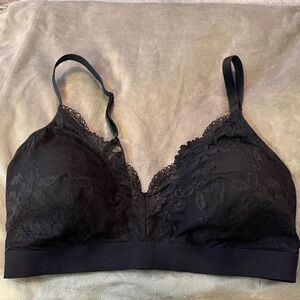 Maurices Elegant Black Lace Bralette